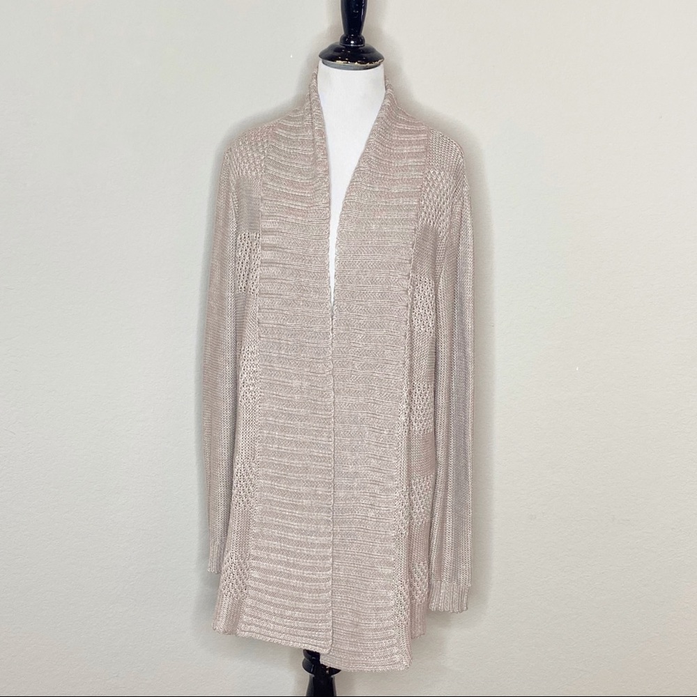 Honey Punch Rivington textured open cardigan- S - Picture 3 of 10